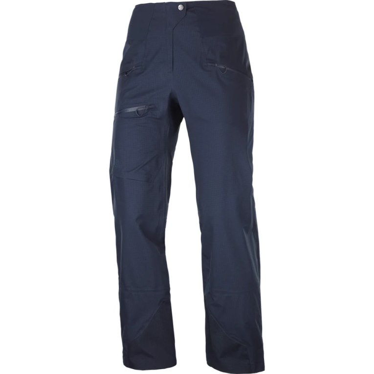 Navy Salomon Outpeak GTX 3L Women's Ski Pants | IE FD3149